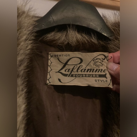 Vintage Laflamme Fourrures Genuine Raccoon Fur Coat - Picture 11 of 13